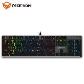 MEETION MK80 Keyboard Macro Programme Desktop Led Rgb Backlight Light Gamer Usb PC Computer Game Mechanical Gaming