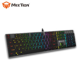 MEETION MK80 Keyboard Macro Programme Desktop Led Rgb Backlight Light Gamer Usb PC Computer Game Mechanical Gaming