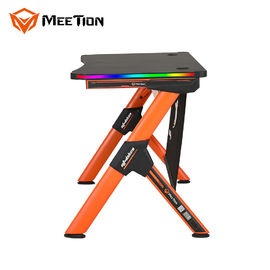 MeeTion DSK20 Wholesale Cheap Modern Design Racing Adjustable Moving Adjustment Light Led Rgb Computer PC Gaming Table