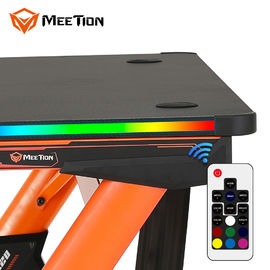 MeeTion DSK20 Wholesale Cheap Modern Design Racing Adjustable Moving Adjustment Light Led Rgb Computer PC Gaming Table