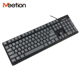 Meetion Brand Wholesalers Waterproof Design Quiet Suspended Standard Wired Keyboard,Multi Language Layout Keyboard